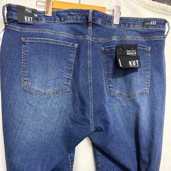 Kut From The Cloth Women's Jeans 24W Blue High Rise Natalie Boot Cut - Picture 4 of 12